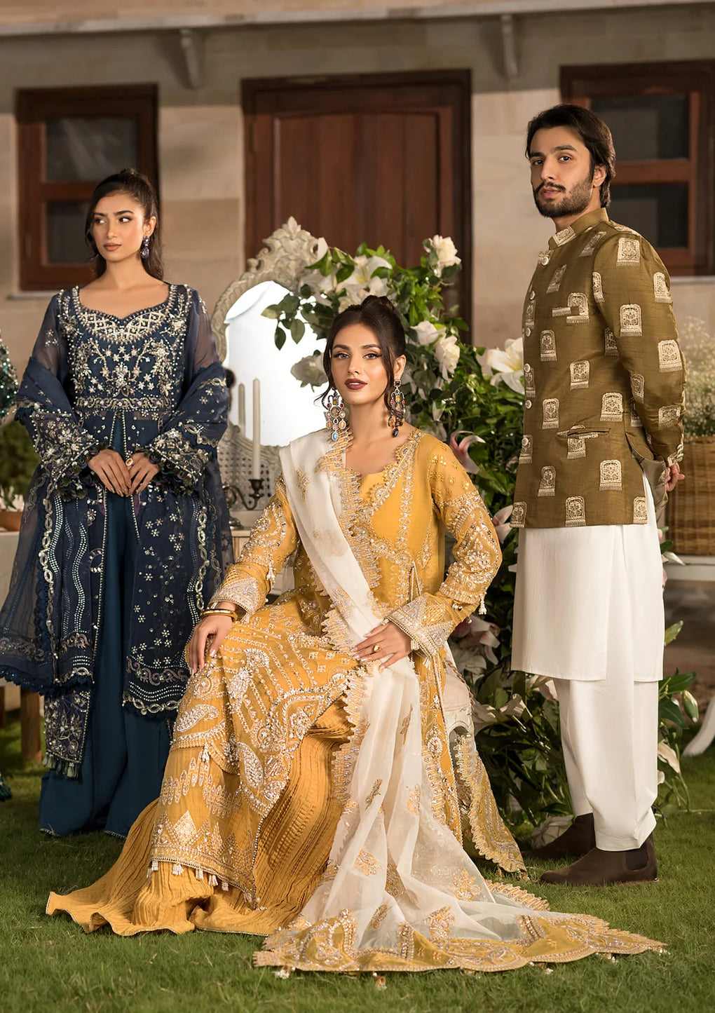 Elaf Premium | Formal Handwork Collection | EFH-07 SAHAR - by - Libasekhas UK - Registered Vendor of : Elaf Premium - 100% Original Designer Dresss