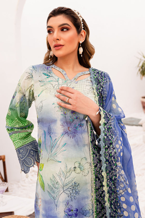 Nureh | Gardenia Lawn 24 | NSG-147 - by - Libasekhas UK - Registered Vendor of : Nureh - 100% Original Designer Dresss