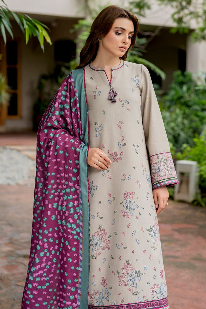 Jazmin | Winter Edition 24 | KHADDAR UW-0052 - by - Libasekhas UK - Registered Vendor of : Jazmin - 100% Original Designer Dresss