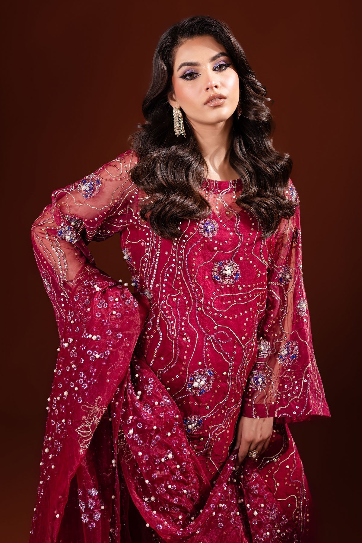 Nureh | Tiny Twinkles | NP-469 - by - Libasekhas UK - Registered Vendor of : Nureh - 100% Original Designer Dresss