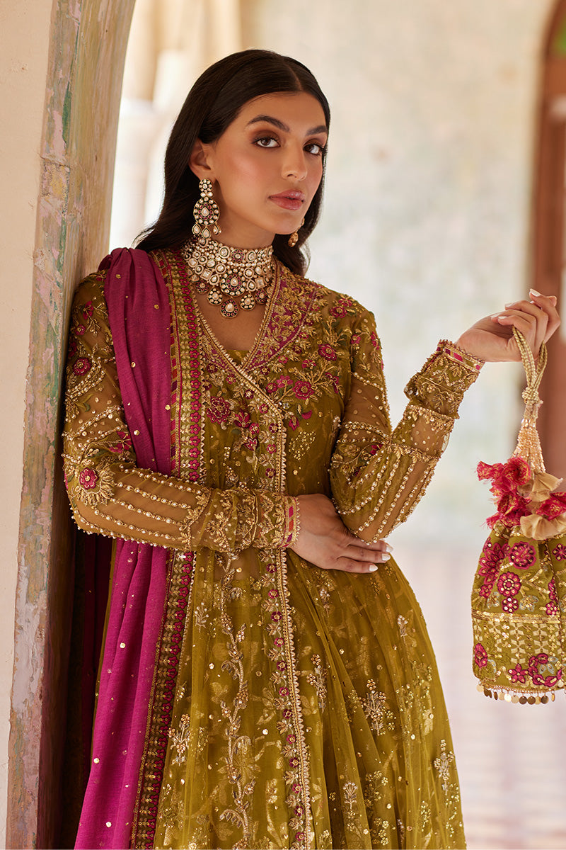 Mina Hassan | Formal Dholki Collection | Aaliyah - by - Libasekhas UK - Registered Vendor of : Mina Hassan - 100% Original Designer Dresss
