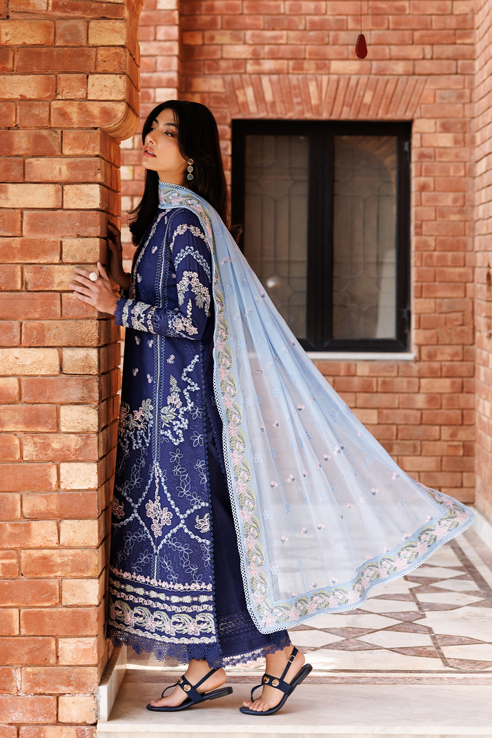 Emaan Adeel | Mirabelle Festive Luxury Lawn | PETAL POSH - by Libasekhas UK - Registered Vendor of : Emaan Adeel - 100% Original Designer Dress