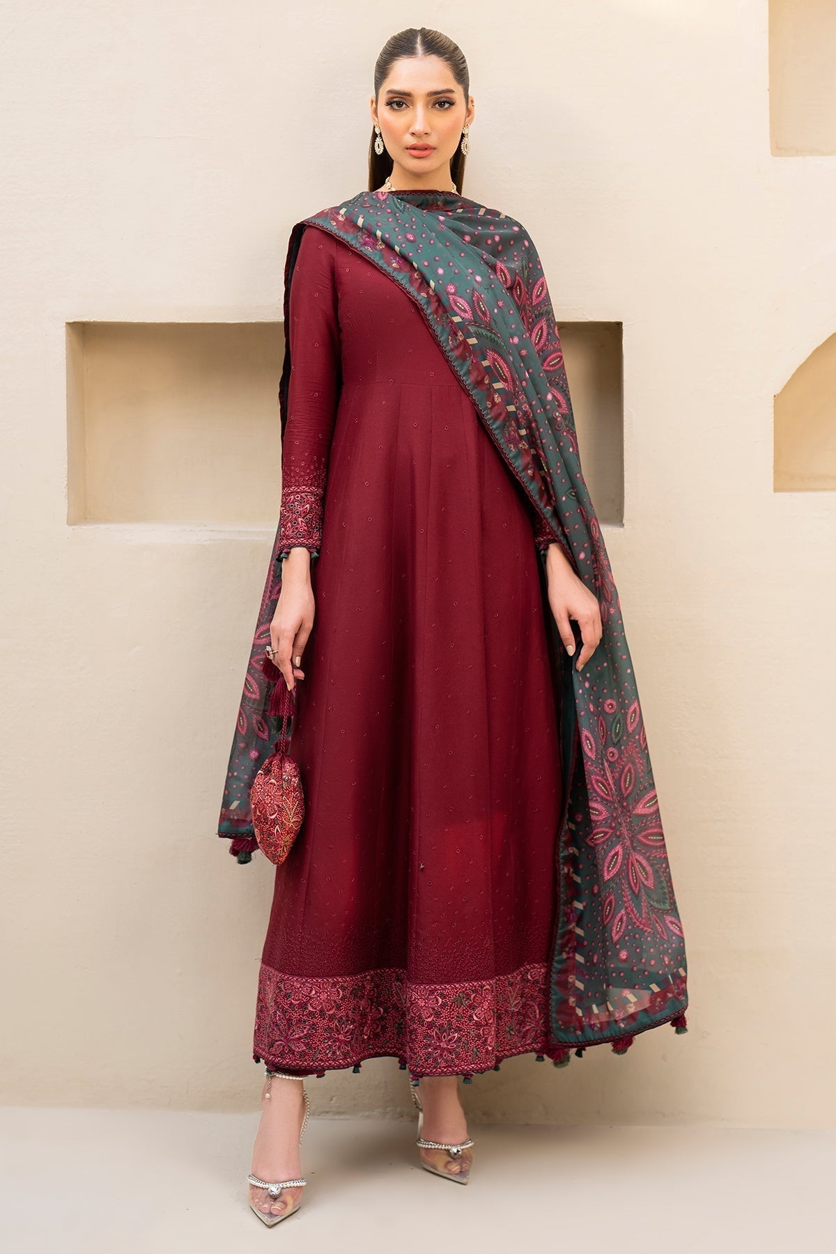 Jazmin | Irish Lawn SS 24 | D7 - by - Libasekhas UK - Registered Vendor of : Jazmin - 100% Original Designer Dresss