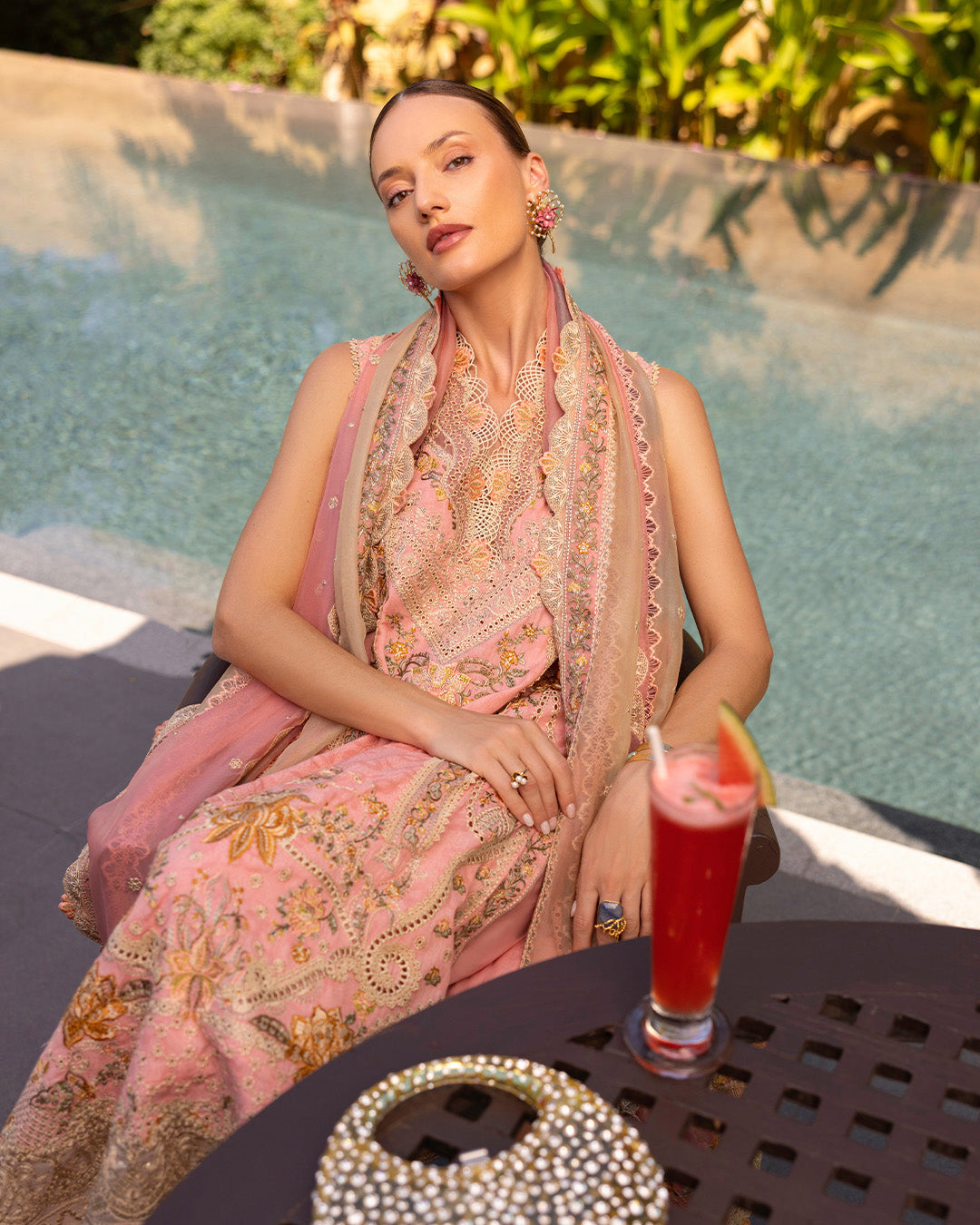 Faiza Saqlain | Zinnia Lawn 25 | Peony - by - Libasekhas UK - Registered Vendor of : Faiza Saqlain - 100% Original Designer Dresss