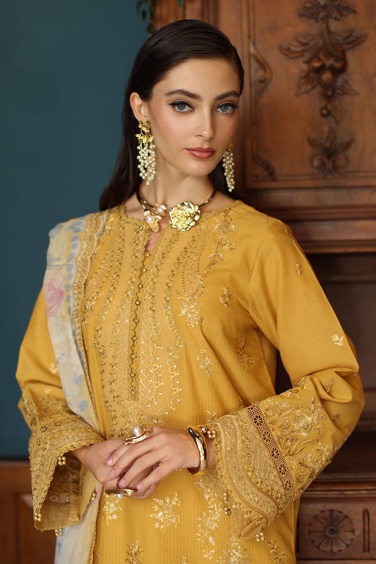 Nureh | Maya Lawn | NS-155 - by - Libasekhas UK - Registered Vendor of : Nureh - 100% Original Designer Dresss