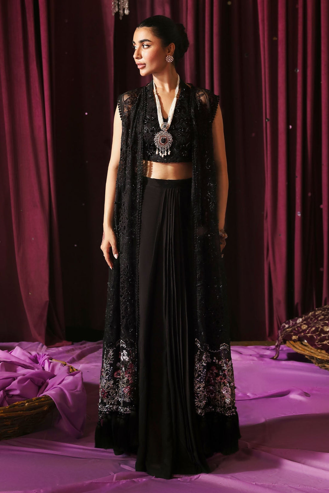 Nureh | Jhoomro Wedding Formals | NL-73 MAYA - by - Libasekhas UK - Registered Vendor of : Nureh - 100% Original Designer Dresss