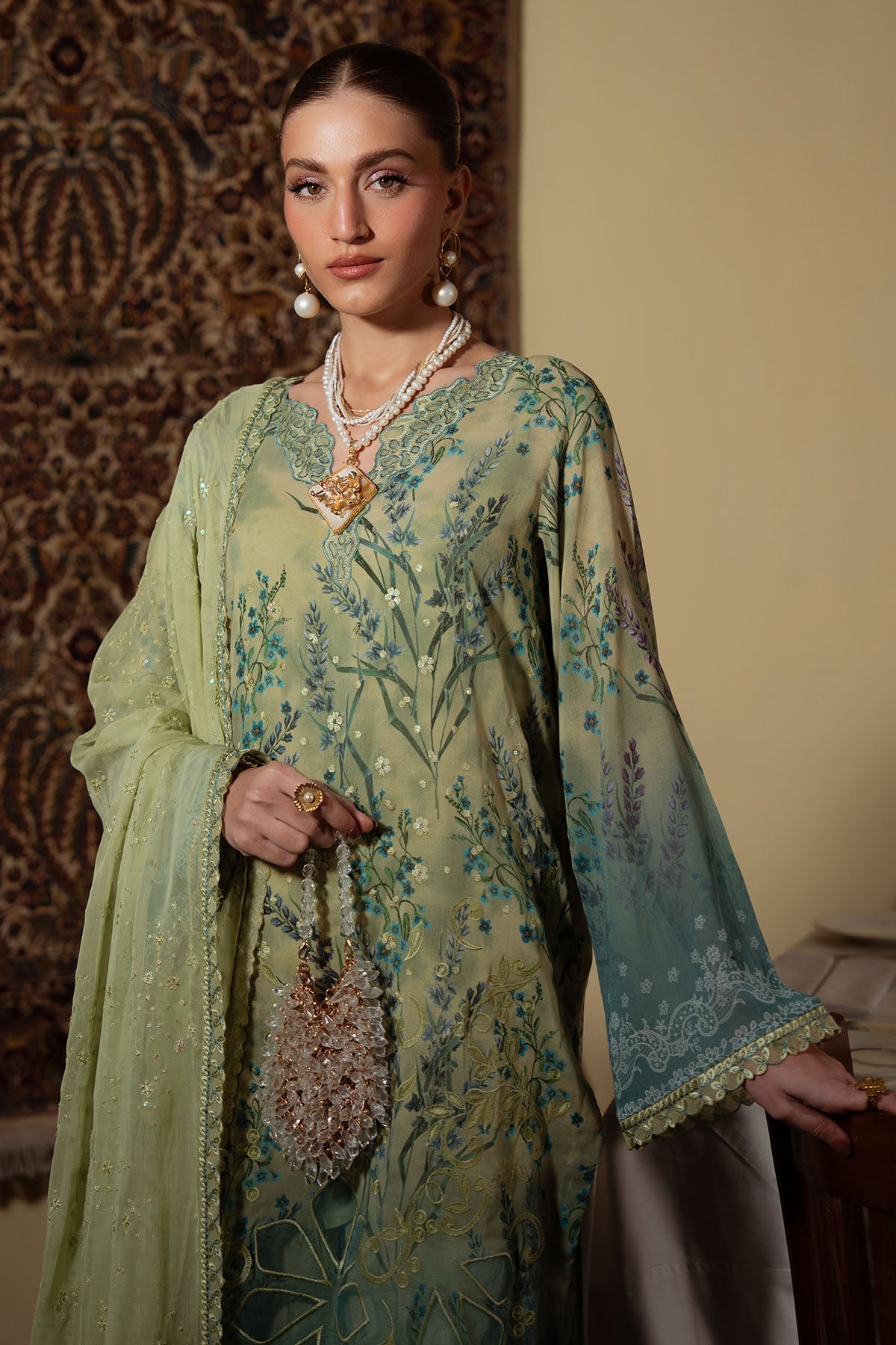 Nureh | Swiss Lawn | NS-161 - by Libasekhas UK - Registered Vendor of : Nureh - 100% Original Designer Dress