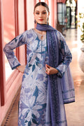 Farasha | Printed Essentials | Blue Passion - by - Libasekhas UK - Registered Vendor of : Farasha - 100% Original Designer Dresss