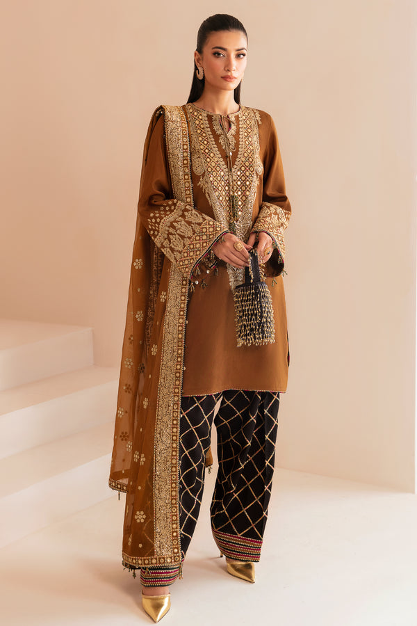 Jazmin | Formals Collection | Raw Silk UR-7037 - by - Libasekhas UK - Registered Vendor of : Jazmin - 100% Original Designer Dresss
