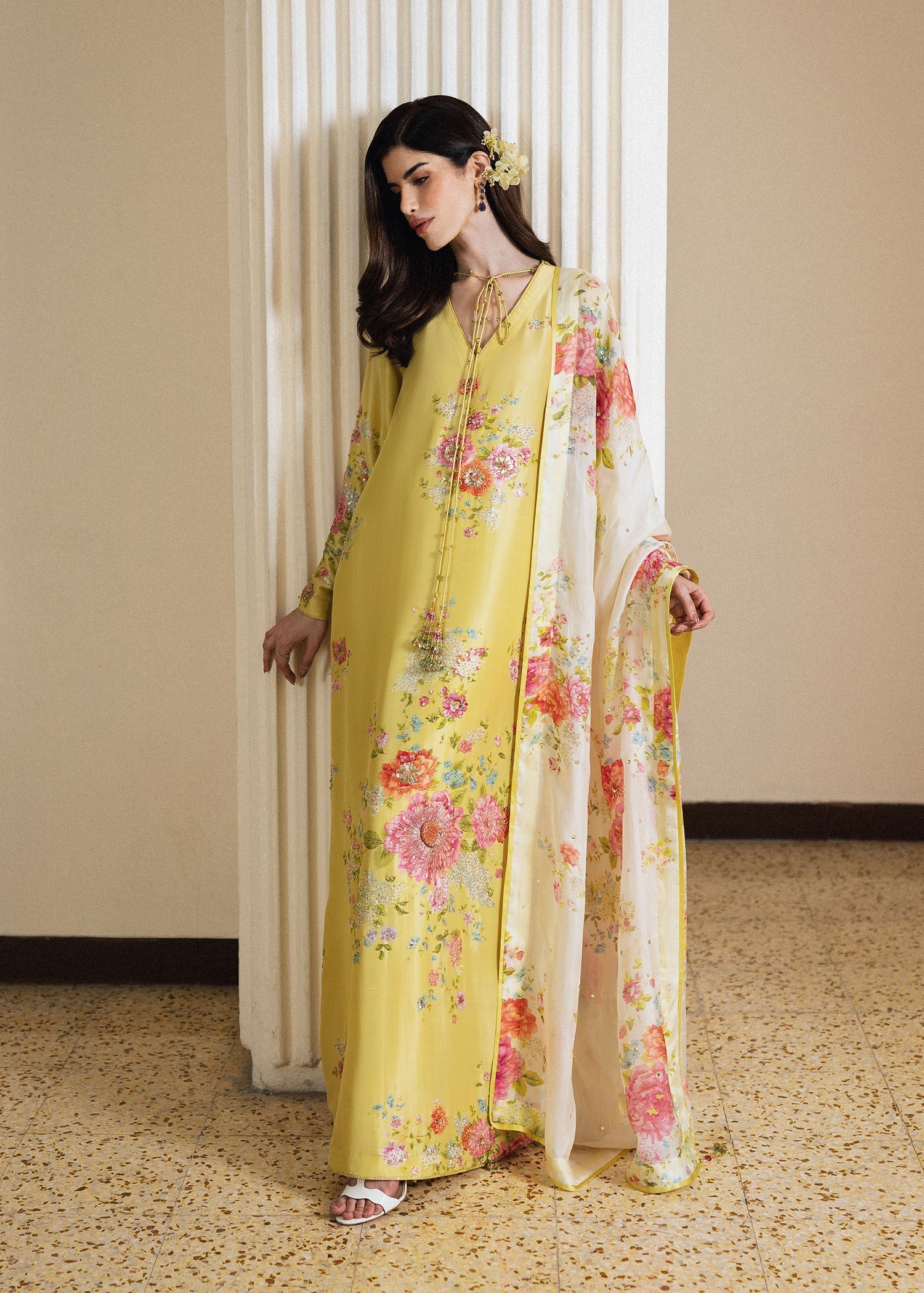 Hussain Rehar | Luxury Pret 26 | Rose Aura - by Libasekhas UK - Registered Vendor of : Hussain Rehar - 100% Original Designer Dress