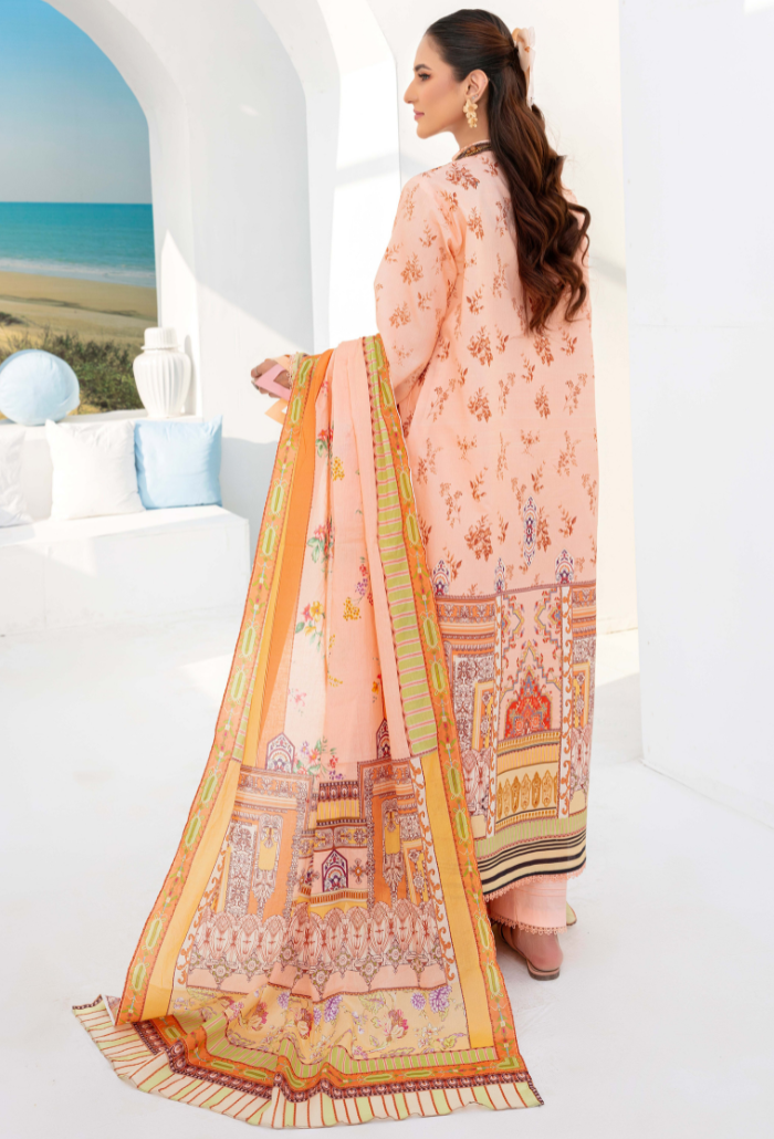Humdum | Saira Bano Lawn 24 | D10 - by - Libasekhas UK - Registered Vendor of : HumDum - 100% Original Designer Dresss