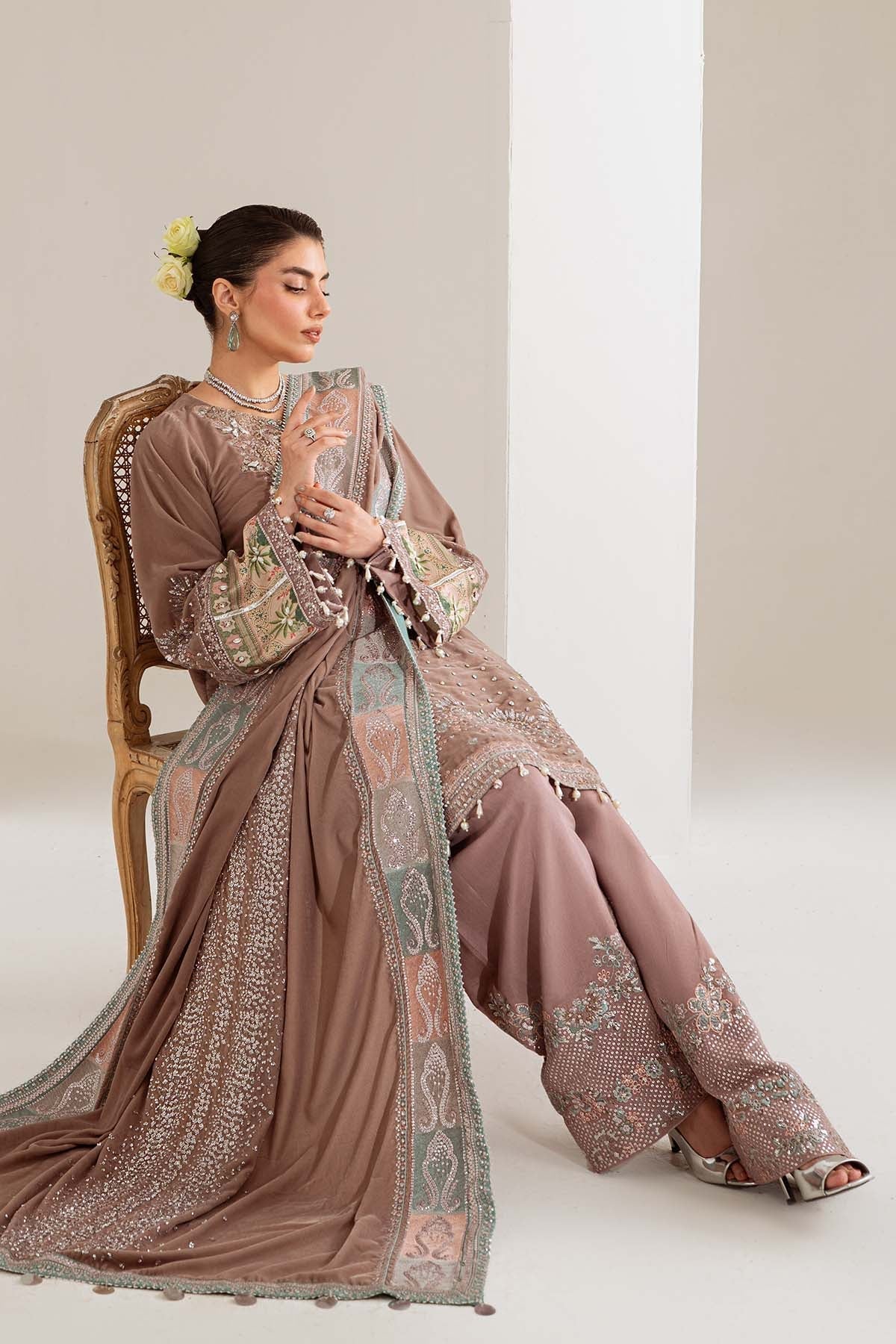 Nureh | Maya Velvet | NW-112 - by Libasekhas UK - Registered Vendor of : Nureh - 100% Original Designer Dress