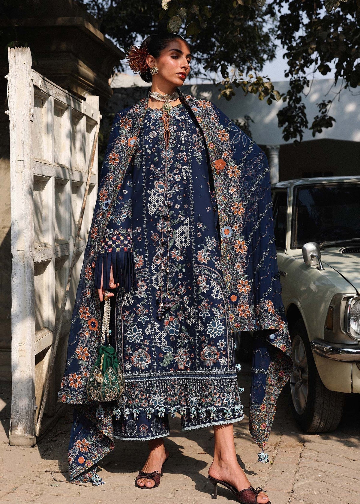 Hussain Rehar | Kalabagh Luxury Lawn 26 | Amalfi - by Libasekhas UK - Registered Vendor of : Hussain Rehar - 100% Original Designer Dress