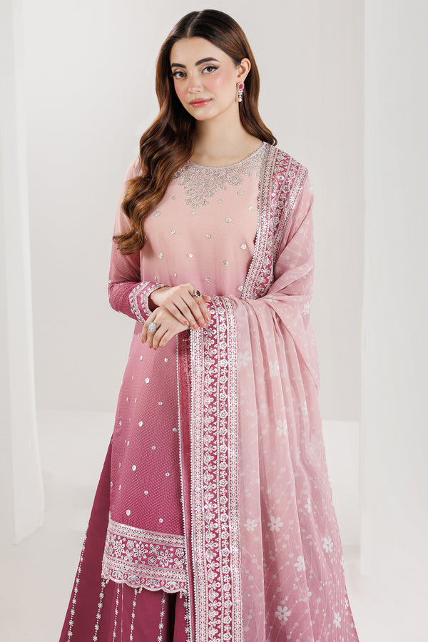 Farasha | Formals 26 | Rosette Blush - by Libasekhas UK - Registered Vendor of : Farasha - 100% Original Designer Dress