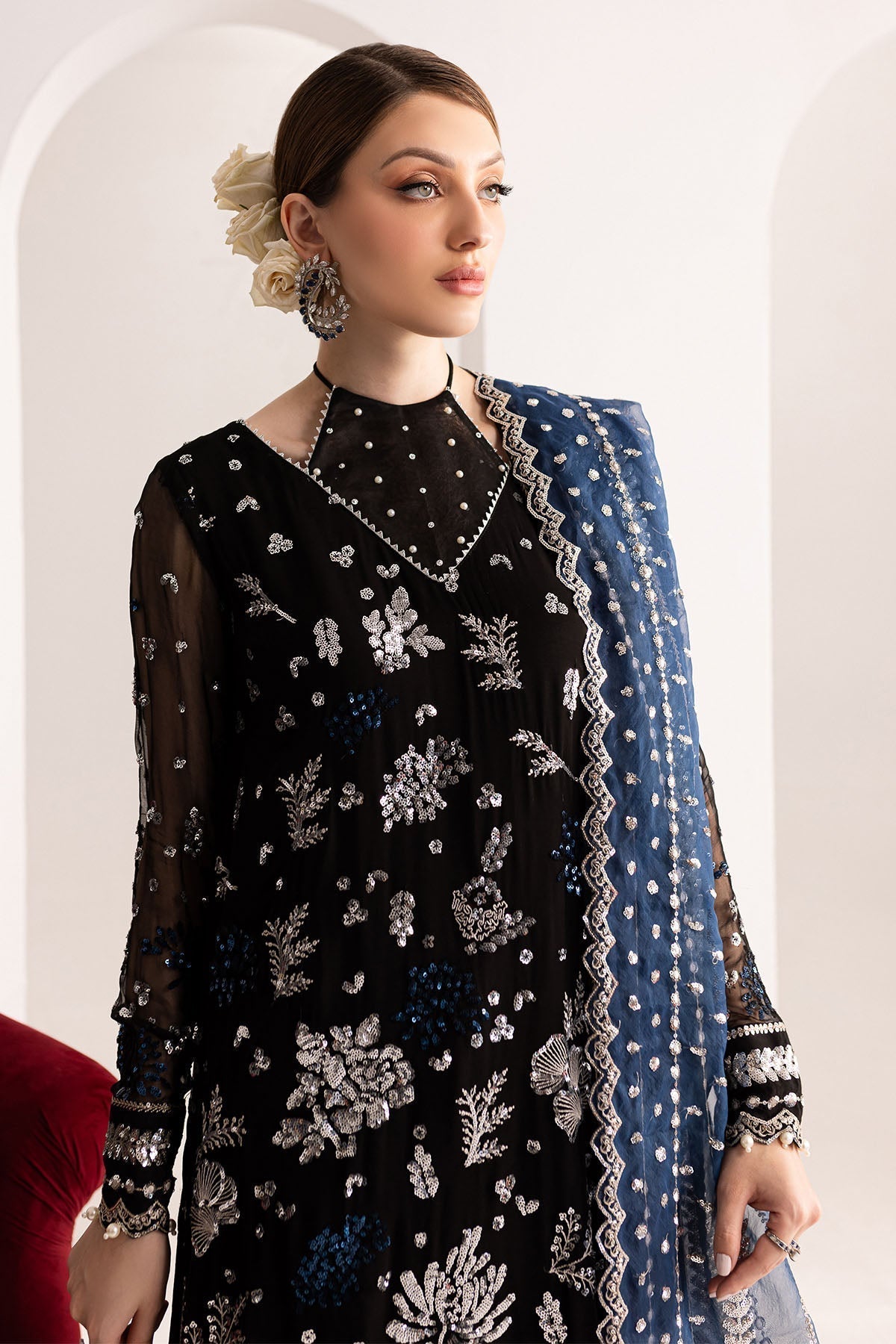 Nureh | Fancy Formals | NP-517 - by - Libasekhas UK - Registered Vendor of : Nureh - 100% Original Designer Dresss
