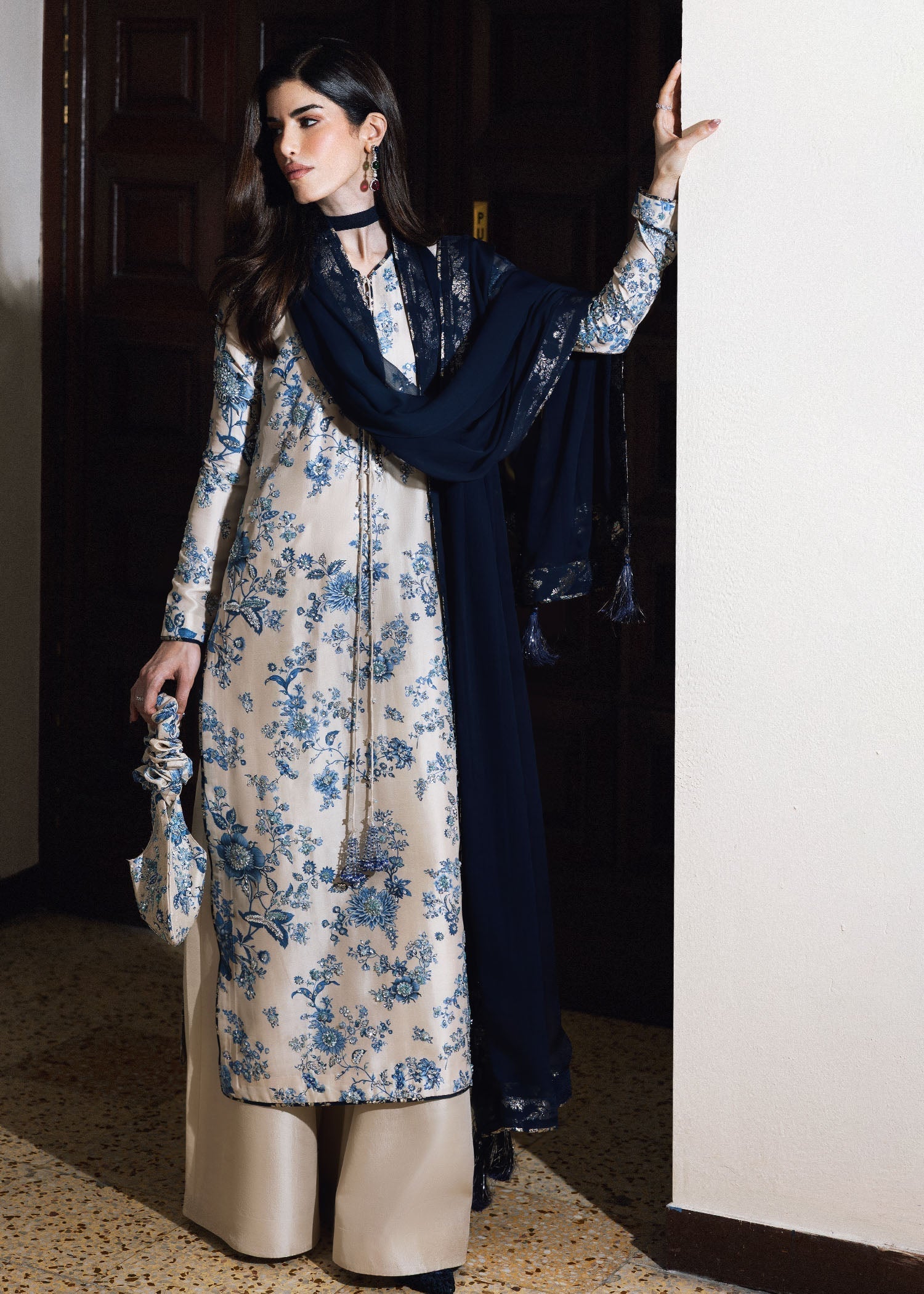 Hussain Rehar | Luxury Pret 26 | Azura Royale - by Libasekhas UK - Registered Vendor of : Hussain Rehar - 100% Original Designer Dress