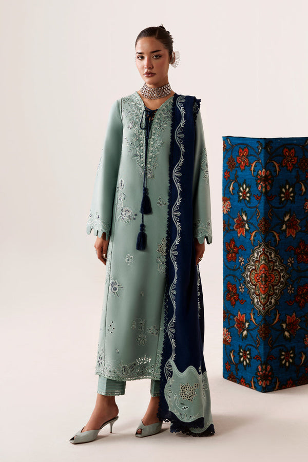 Qalamkar | Q Line Linen 26 | QLW-11 TALIYA - by Libasekhas UK - Registered Vendor of : Qalamkar - 100% Original Designer Dress