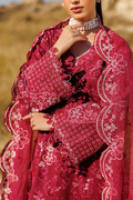 Emaan adeel | Sunlit Groove Luxury Lawn 26 | RADIANT ROSE - by Libasekhas UK - Registered Vendor of : Emaan Adeel - 100% Original Designer Dress