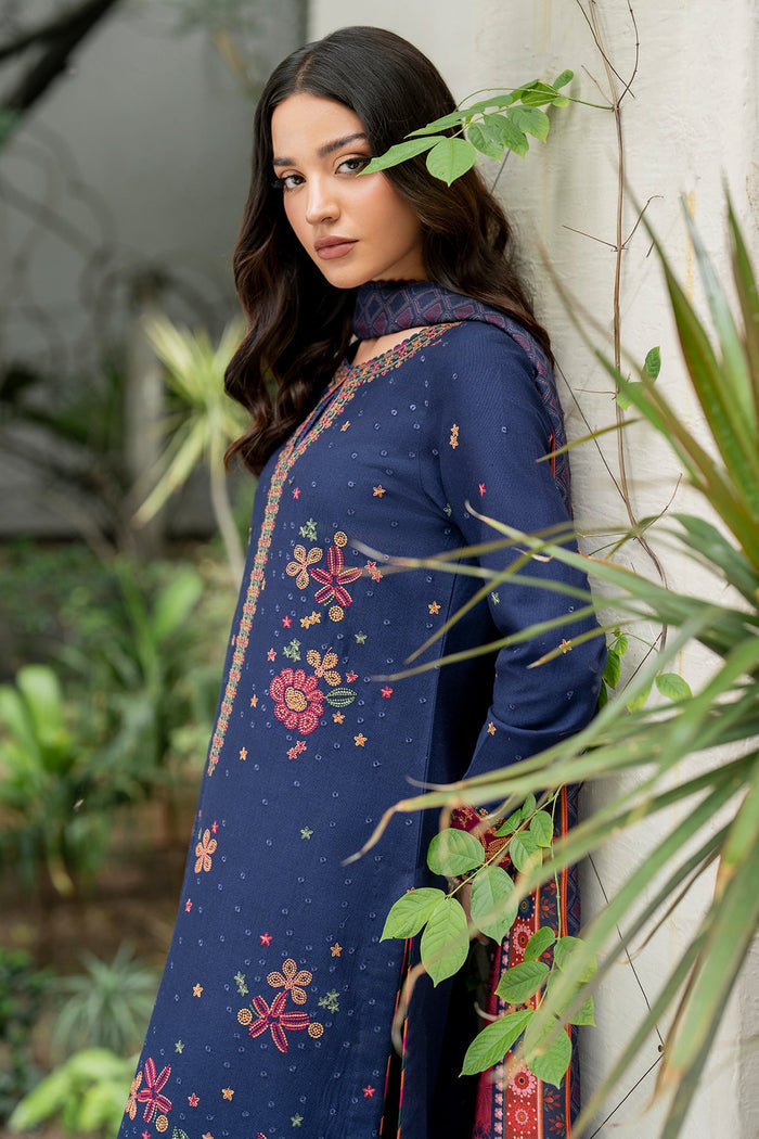 Jazmin | Winter Edition 24 | KHADDAR UW-0051 - by - Libasekhas UK - Registered Vendor of : Jazmin - 100% Original Designer Dresss