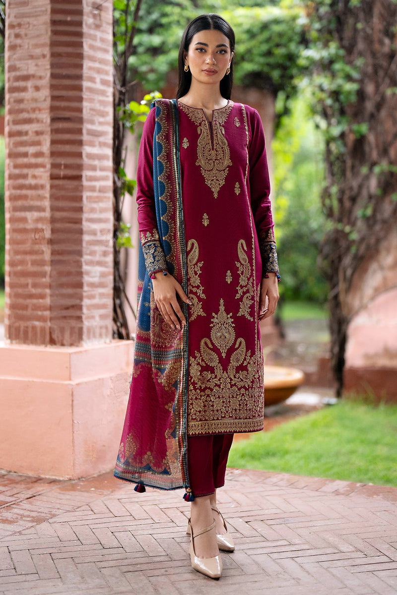 Jazmin | Winter Edition 24 | KHADDAR UW-0069 - by - Libasekhas UK - Registered Vendor of : Jazmin - 100% Original Designer Dresss