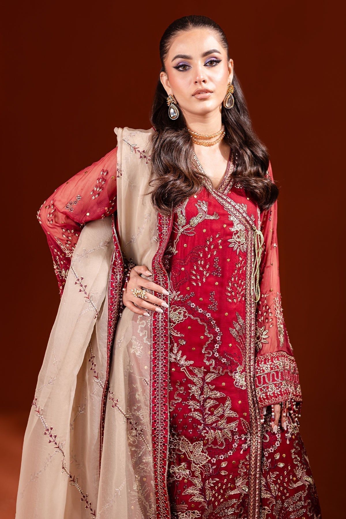 Nureh | Fancy Formals | NP-474 - by - Libasekhas UK - Registered Vendor of : Nureh - 100% Original Designer Dresss