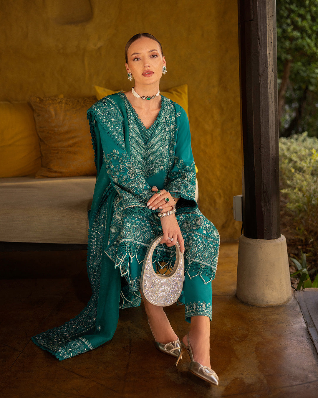 Faiza Saqlain | Zinnia Lawn 25 | Calla -  Faiza Saqlain Ladies Clothes -  House of Maryam