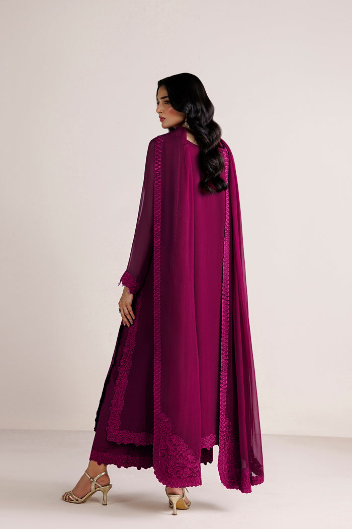 Farasha | Chiffon Essentials 26 | Rouge Divine - by Libasekhas UK - Registered Vendor of : Farasha - 100% Original Designer Dress