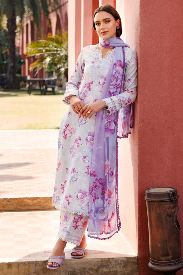 Farasha | Printed Essentials | Rosy Mist - by - Libasekhas UK - Registered Vendor of : Farasha - 100% Original Designer Dresss