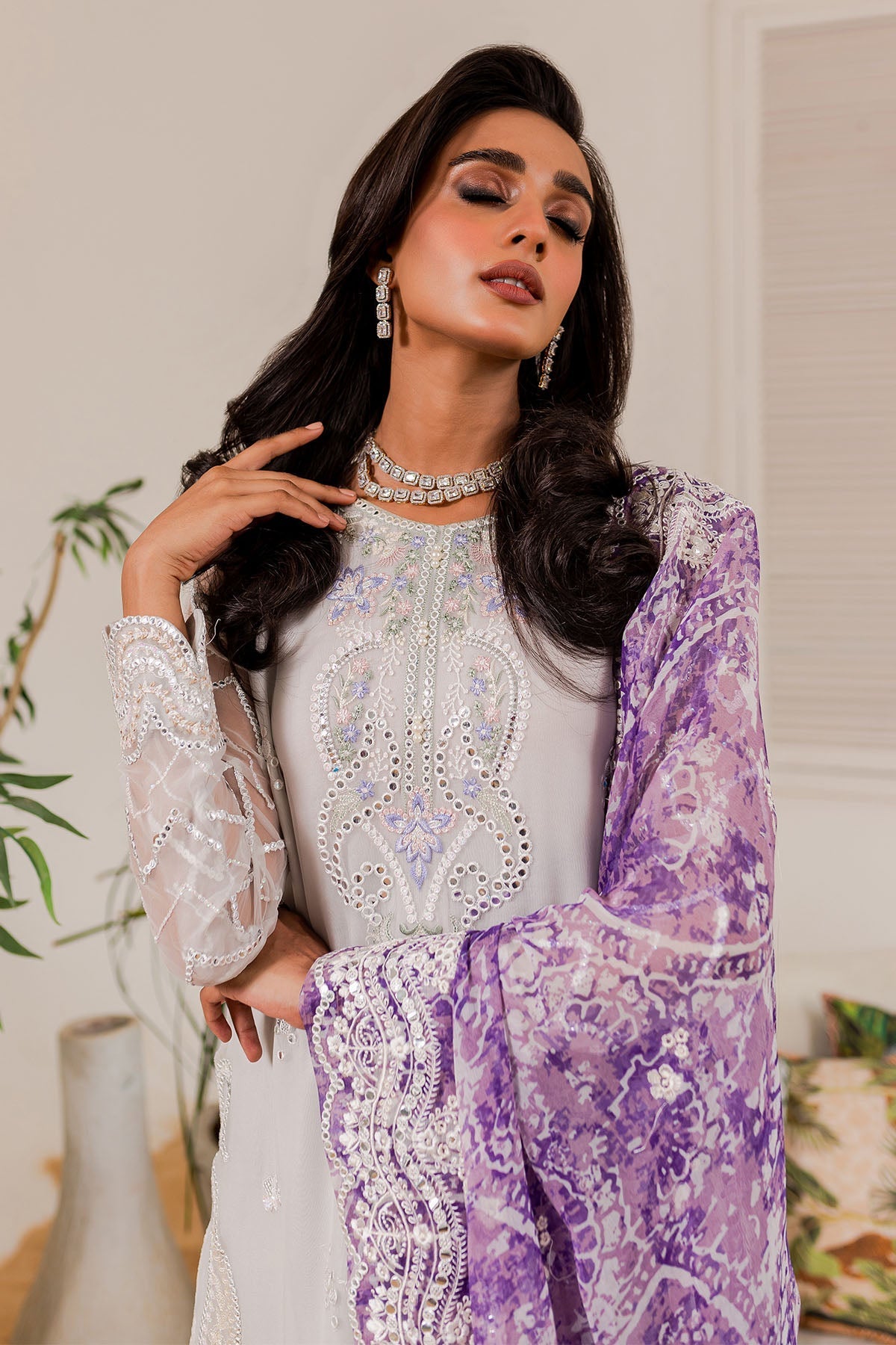 Nureh | Fancy Formals | NP-397 - by Libasekhas UK - Registered Vendor of : Nureh - 100% Original Designer Dress
