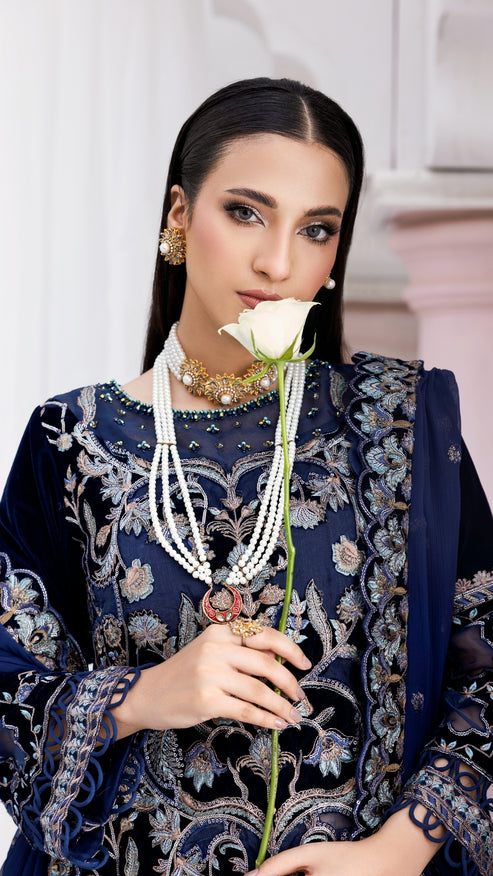 Zebtan | Andaz e Makhmal | ZAM-01 - by - Libasekhas UK - Registered Vendor of : Zebtan - 100% Original Designer Dresss
