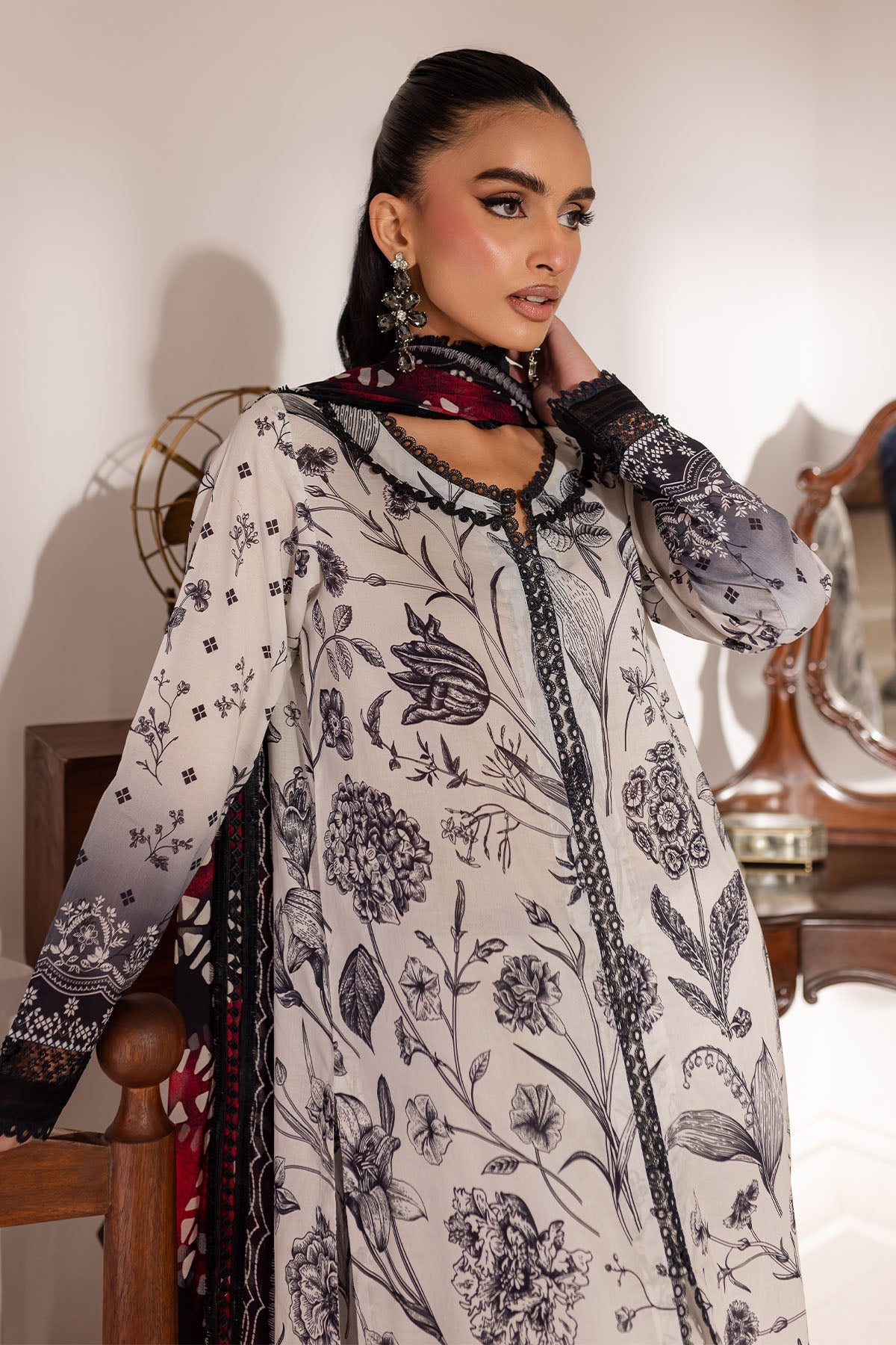 Nureh | Printed Lawn 25 | SP-144 - by - Libasekhas UK - Registered Vendor of : Nureh - 100% Original Designer Dresss