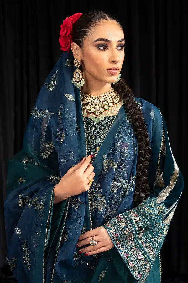 Nureh | Maya Velvet 23 | Lehar - by - Libasekhas UK - Registered Vendor of : Nureh - 100% Original Designer Dresss