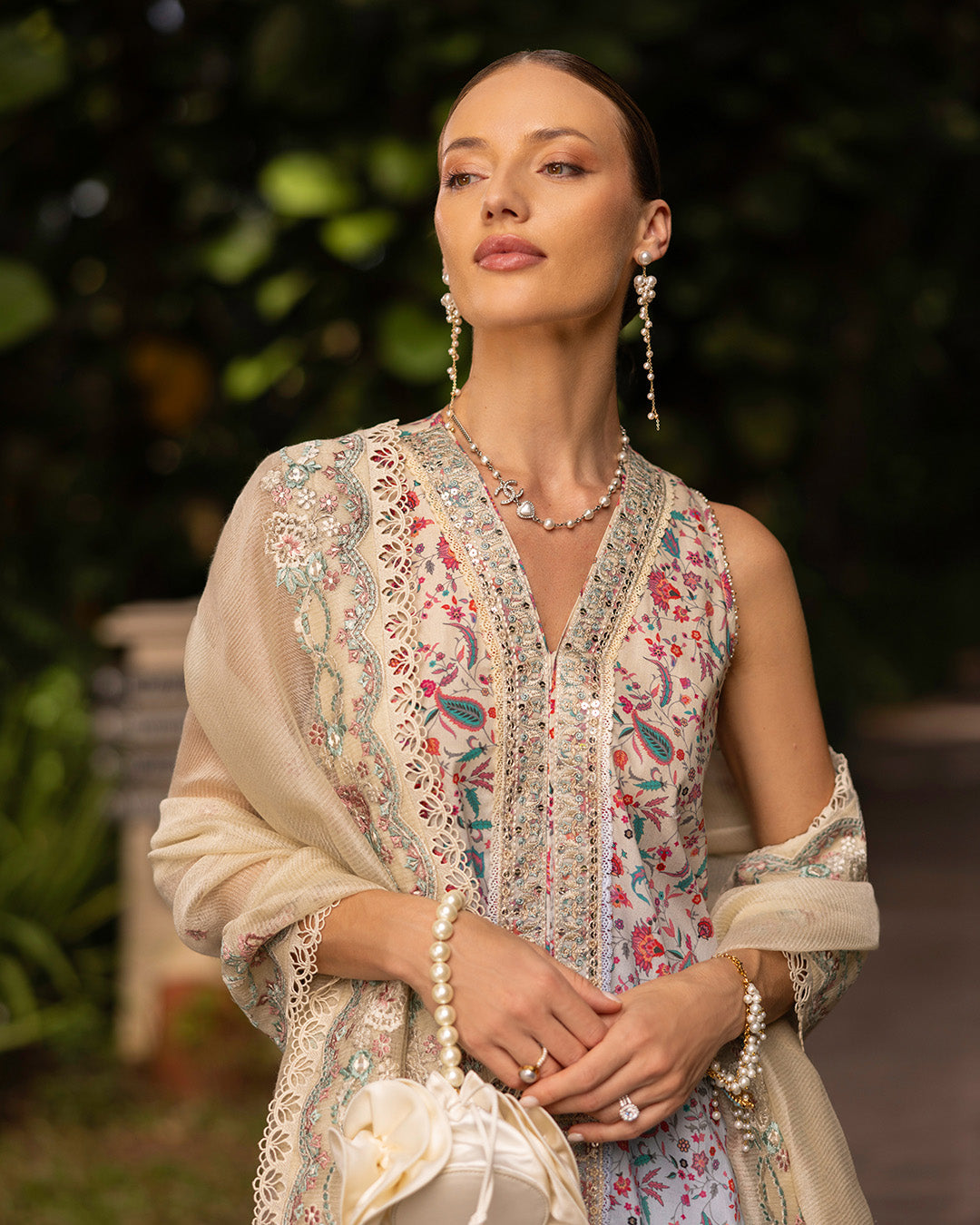 Faiza Saqlain | Zinnia Lawn 25 | Danica -  Faiza Saqlain Ladies Clothes -  House of Maryam