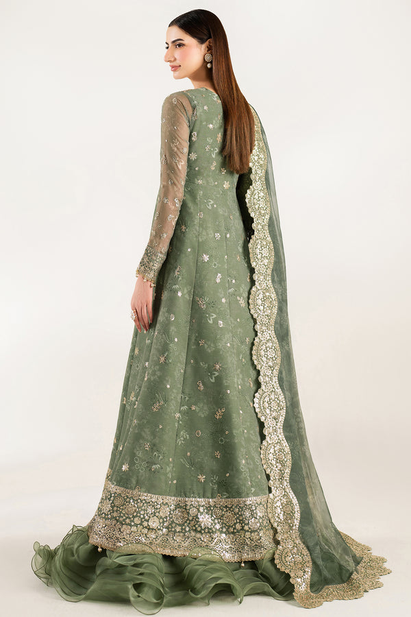 Farasha | Fiorella Formals | Olive Aura - by Libasekhas UK - Registered Vendor of : Farasha - 100% Original Designer Dress