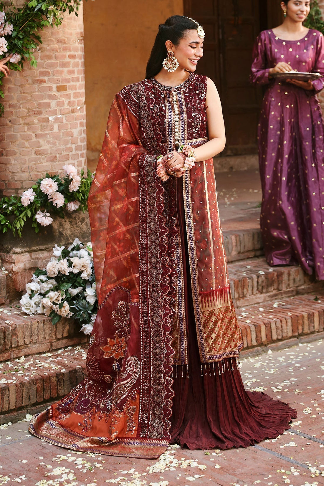 Nureh | Jhoomro Wedding Formals | NL-71 GEHNA - by - Libasekhas UK - Registered Vendor of : Nureh - 100% Original Designer Dresss