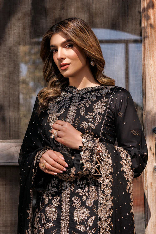 Farasha | Kaavish Lawn 24 | RAVEN AURA - by - Libasekhas UK - Registered Vendor of : Farasha - 100% Original Designer Dresss