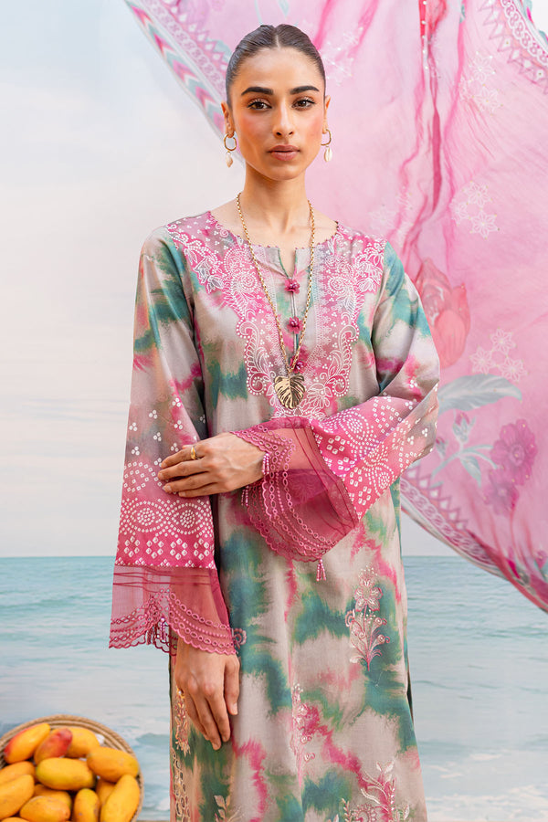 Nureh | Gardenia Lawn 24 | NS-137 A - by - Libasekhas UK - Registered Vendor of : Nureh - 100% Original Designer Dresss