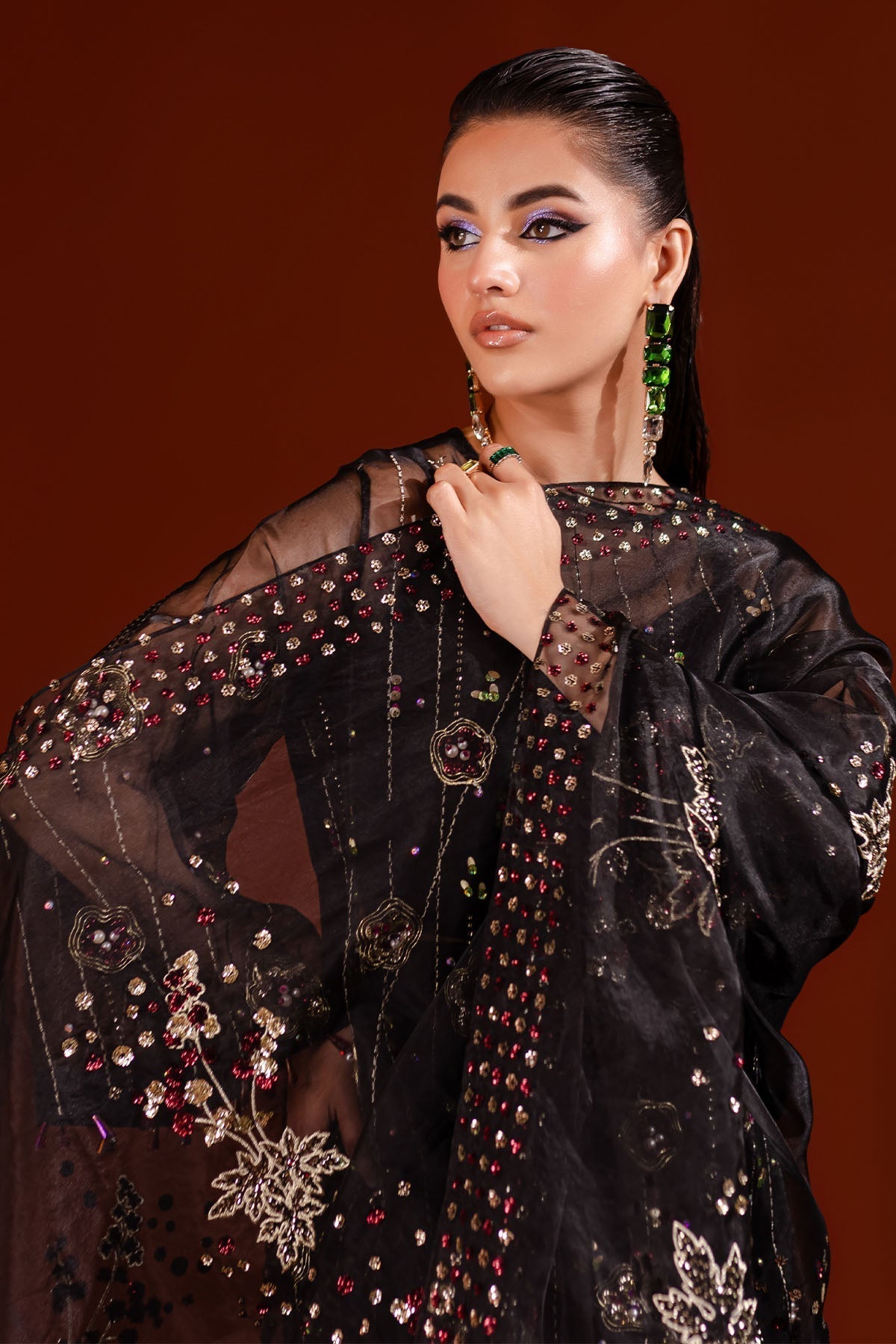 Nureh | Tiny Twinkles | NP-485 - by - Libasekhas UK - Registered Vendor of : Nureh - 100% Original Designer Dresss