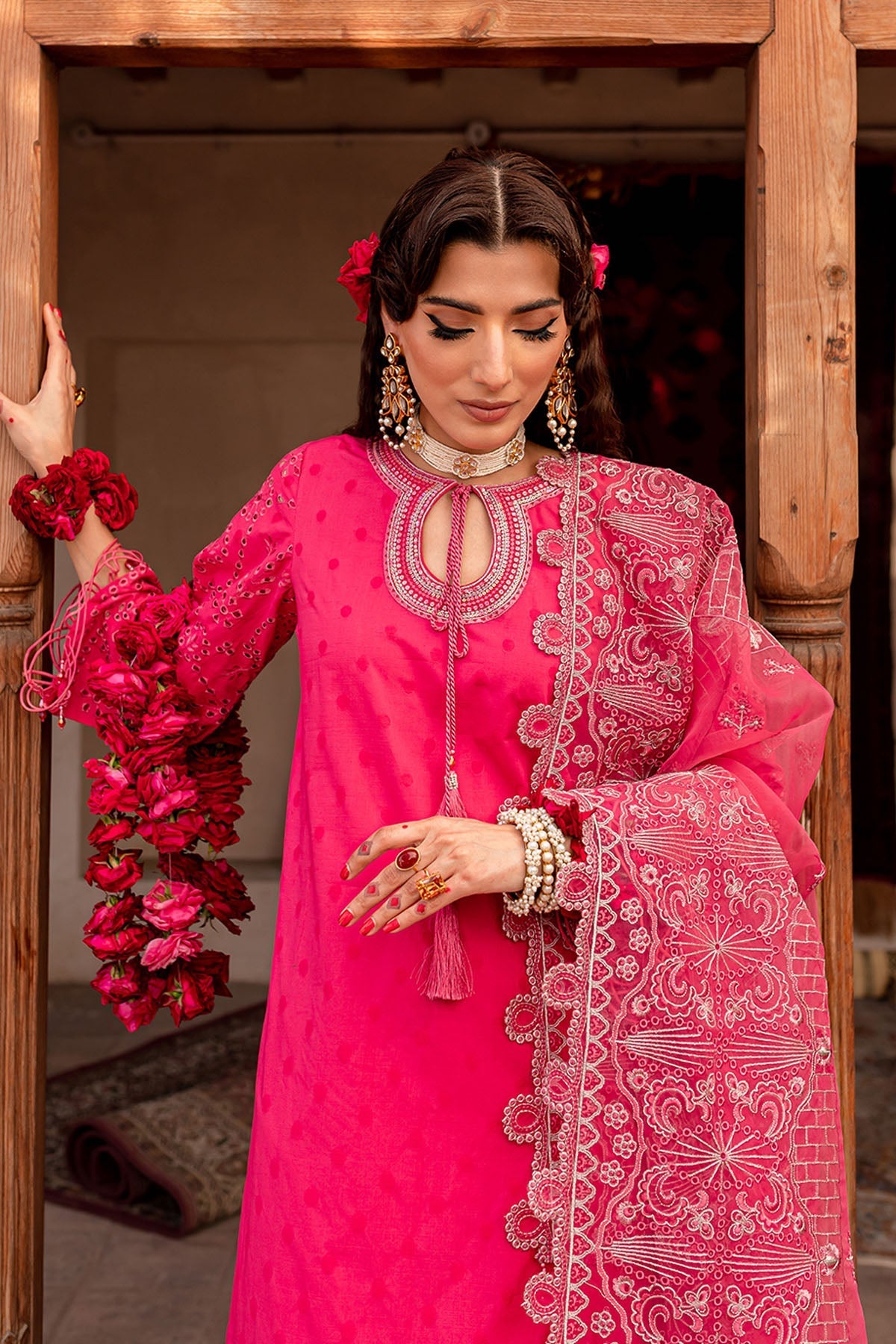 Nureh | Lawn Jacquard | NS-73 - by - Libasekhas UK - Registered Vendor of : Nureh - 100% Original Designer Dresss