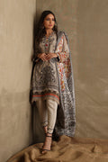 Mina Hasan | Signature Pret | Monochrome In Spring - by Libasekhas - Registered Vendor of : Mina Hasan - 100% Original Designer Dress