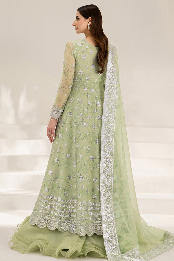 Farasha | Fiorella Formals | Sage Sparkle - by Libasekhas UK - Registered Vendor of : Farasha - 100% Original Designer Dress