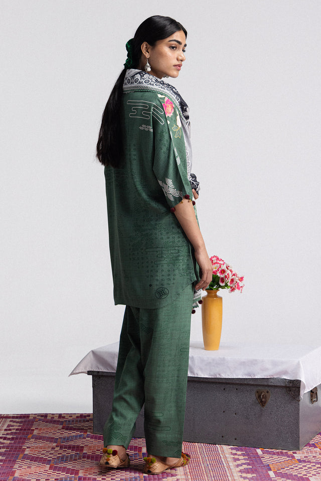 Zara ShahJahan | Coco Prints Winter 26 | Hana-2B - by Libasekhas UK - Registered Vendor of : Zara ShahJahan - 100% Original Designer Dress