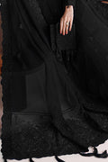 Farasha | Chiffon Essentials 26 | Black Dahlia - by Libasekhas UK - Registered Vendor of : Farasha - 100% Original Designer Dress