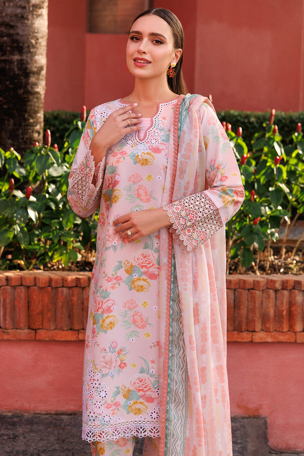 Farasha | Printed Essentials | Peach Glow - by - Libasekhas UK - Registered Vendor of : Farasha - 100% Original Designer Dresss