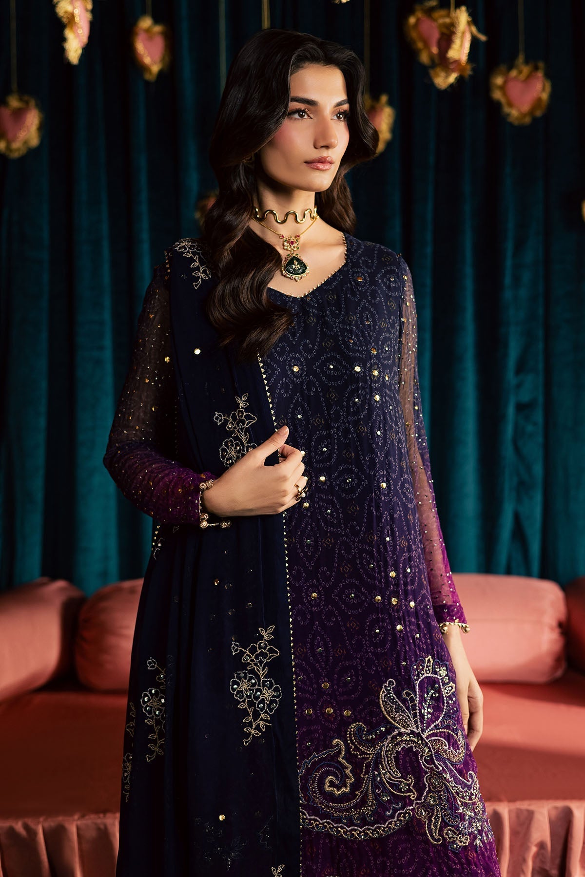 Nureh | Mukeshkari Formals | MK-23 - by Libasekhas UK - Registered Vendor of : Nureh - 100% Original Designer Dress