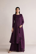 Farasha | Chiffon Essentials 26 | Violet Grace - by Libasekhas UK - Registered Vendor of : Farasha - 100% Original Designer Dress