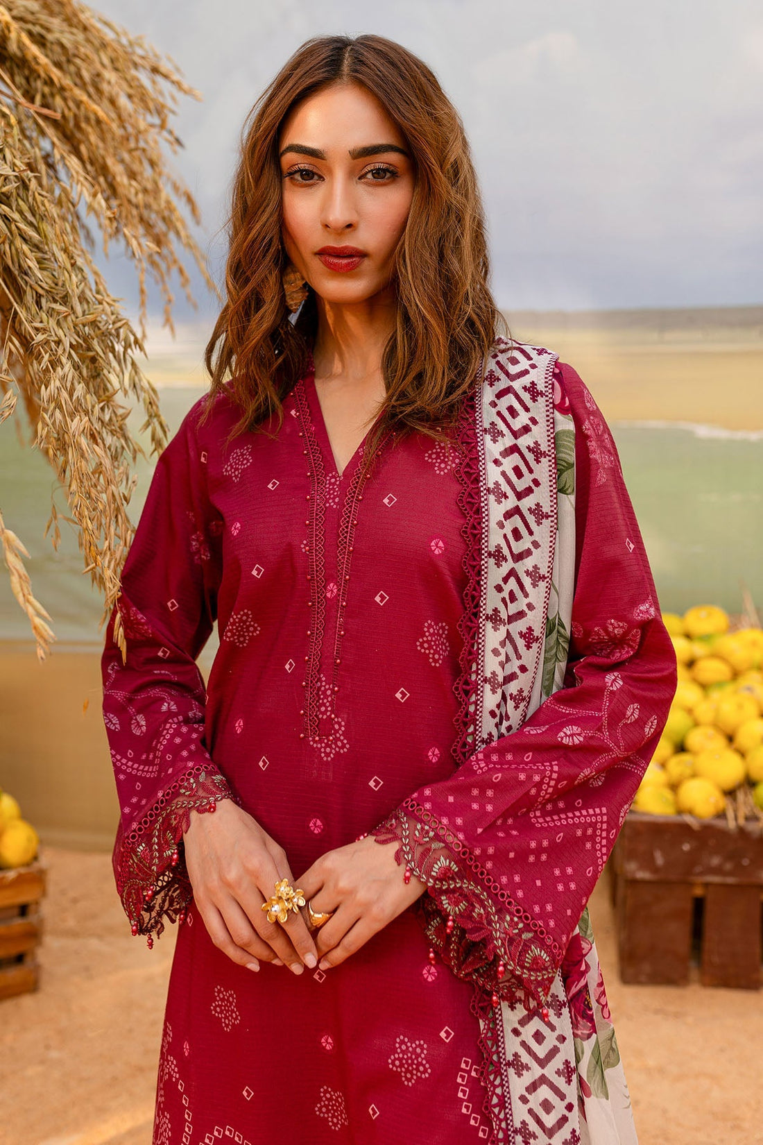 Nureh | Gardenia Lawn 25 | NSG-181 - by - Libasekhas UK - Registered Vendor of : Nureh - 100% Original Designer Dresss