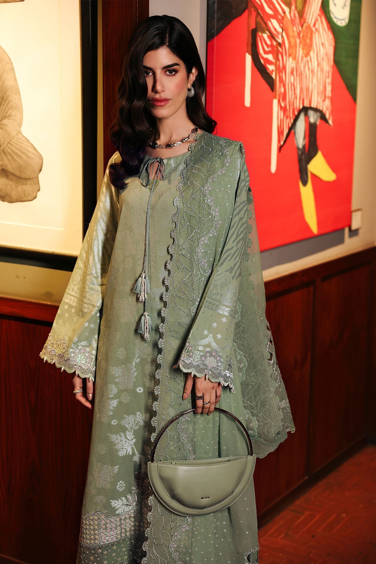Nureh | Exclusive Jacquard | NE-226 - by Libasekhas UK - Registered Vendor of : Nureh - 100% Original Designer Dress