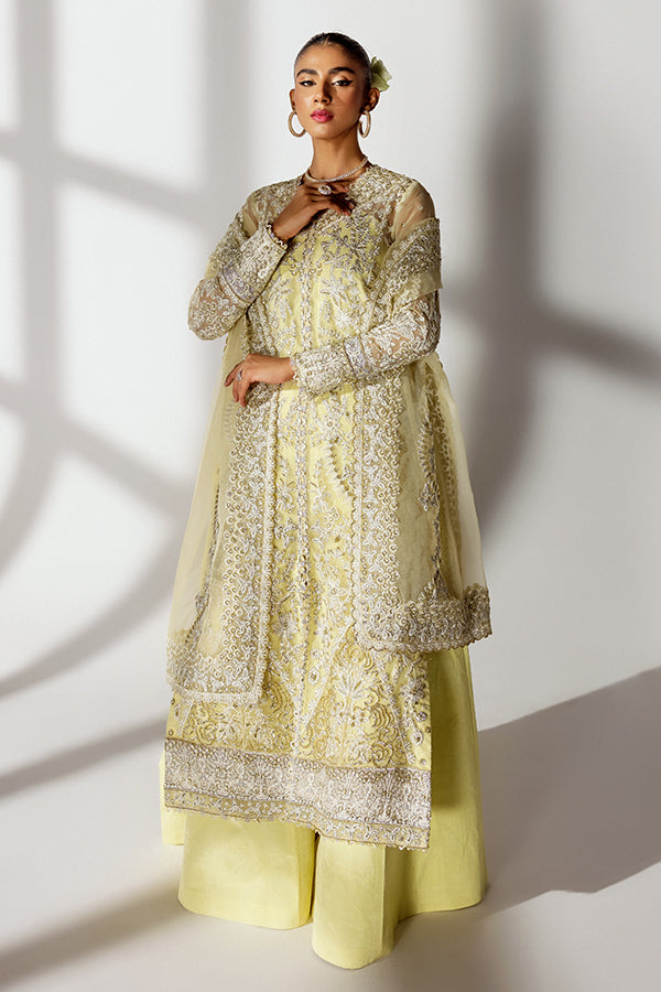 Saffron | Scintilla Formals | Lemon Sorbet - by - Libasekhas UK - Registered Vendor of : Saffron - 100% Original Designer Dresss
