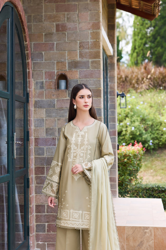 Farasha | Sorine Summer 26 | Soft Slate - by Libasekhas UK - Registered Vendor of : Farasha - 100% Original Designer Dress